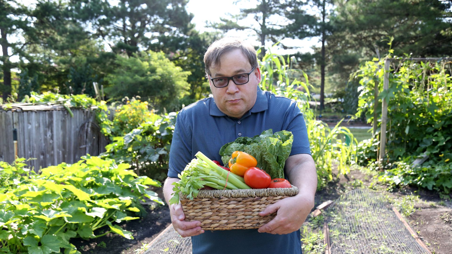 Disabled man works in the garden Elizabeth Rajchart Women with Disabilities Outdoors